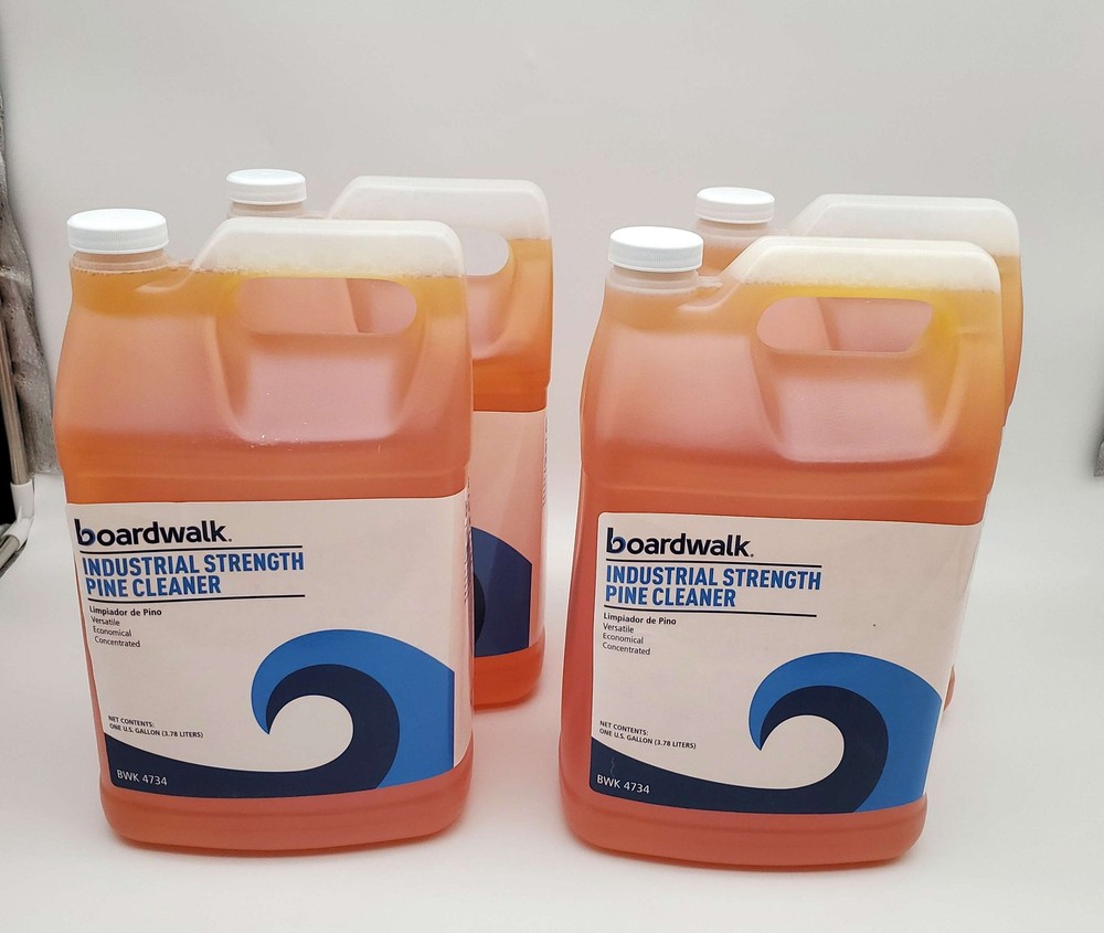 Boardwalk Industrial Strength Pine Cleaner 1 Gallon Bottles Case of 4 BWK4734