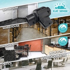 Kat Sense Covered Rat Trap & Chipmunk Trap, Prevents Accidental BLACK