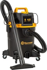 6-gallon 4.5-horsepower wet/dry vacuum cleanerwithaself-cleaningfiltrationsystem