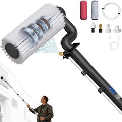 79” Electric Car Wash Brush with Long Handle, Car Cleaning Brush for Cleanin…