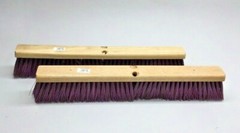 Carlisle 4520201 Broom Head Flo-Pac 24″ Hardwood Maroon Poly Bristles(Pack of 2)