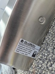 Global Industrial KW-1019 Stainless Steel Automatic Hand Dryer 120V 60Hz 641591