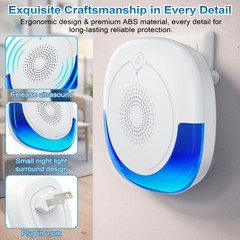 2026 Upgraded Ultrasonic Pest Control Repeller Plug in Indoor, Mouse 6 Pack