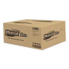 Marcal 250HC 11″ x 8.8″ 2-Ply Recycled Kitchen Roll Towels – White (12/CT) New