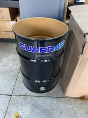 GUARDAIR N630 Vacuum Drum, Open Head, 30 gal., Black