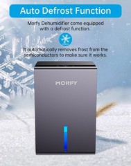 MORFY Dehumidifier, Small Dehumidifier for Bedroom Bathroom RV with Auto Shut…