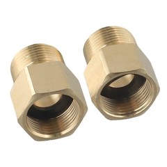 Easy to Use M22 15mm Male to M22 14mm Female Pressure Washer Brass Connector