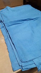24 PREMIUM BLUE HUCK TOWELS GLASS CLEANING JANITORIAL LINTLESS SURGICAL TOWELS!!