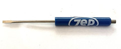 Zep Blue Pocket Screwdriver Slotted w/ Magnet End
