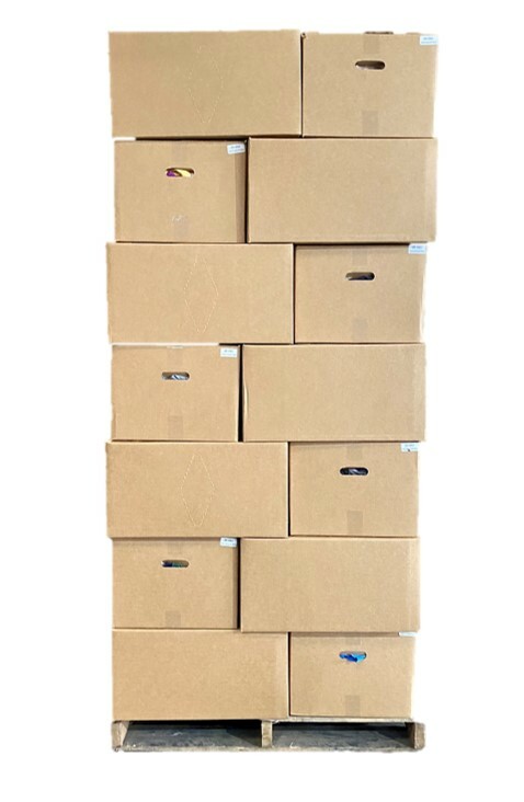 Pallet of White T-Shirt Rags (25 LB) – 35 Boxes – 875 LB – Free Shipping!!!
