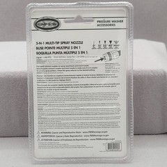 Simpson 5-N-1 Multi-Tip Spray Nozzle Pressure Washer Accessory 3600 PSI 1/4 QC
