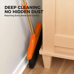 Nodirz Handy Broom Indoor/Outdoor Brooms Duty Kitchen Broom For Home Garage