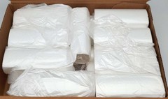 Versapro 12-16 Gallon Garbage Bag Can Liners 24in x 33in 6 Micron Pack of 1000