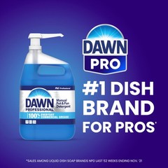 Dawn PRO Manual Pot and Pan Detergent, Dish Soap 128 Fl Oz (Pack of 4), Blue