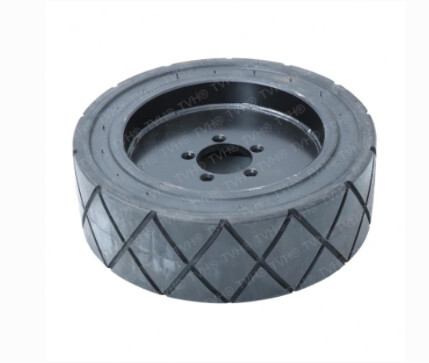 Tennent 71344, SOLID TIRE ASSEMBLY 18X6X12.125 X GROOVE
