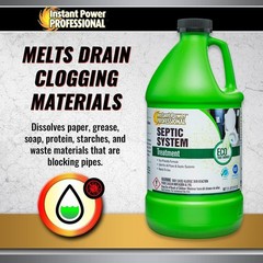 Instant Power Professional Septic System 67.8 Fl Oz (Pack of 1), Blue