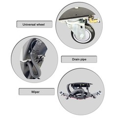 Automatic Floor Scrubber & Dryer (110V, 20″ Brush, 750W / 1.0HP Brush Motor)