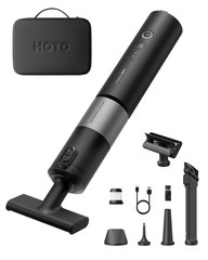 HOTO Car Vacuum Cordless, Handheld Cleaner with 20000Pa Mini, Black