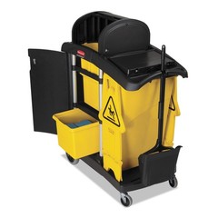 Rubbermaid? Commercial High Capacity Cleaning Cart, 21-3/4w x 49-3/4d x 38-3/8h,