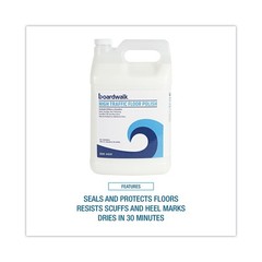 Boardwalk 4404FEA 1 gal. Bottle High Traffic Floor Polish New