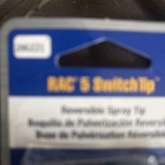 Graco 286221 RAC 5 Switch Tip Reversible Airless Spray Tip, 221 one unit