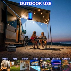 Luojibie Bug Zapper Outdoor Mosquito Zapper Led Light Fly Zapper Outdoor Indoor