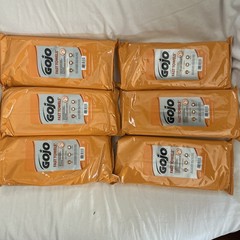 GOJO 628506 2-Ply FAST TOWELS Hand Cleaning Towels – Citrus, BL (6 PK/CT) New