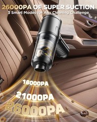 Svoko Handheld Vacuum Cleaner 26000Pa Suction Brushless Motor 4-In-1 Portable
