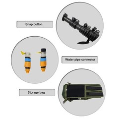 Roof/ Solar Panel Electric Cleaning Roller Brush (110V, 150W, 5m Pole)