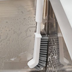 Sink Drain Crevice Brush Versatile 2-in-1 Precise Cleaning Tool Multi-Purpose