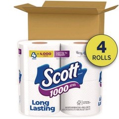 Scott 10183 1-Ply Septic Safe Bathroom Tissue – White (12/CT) New