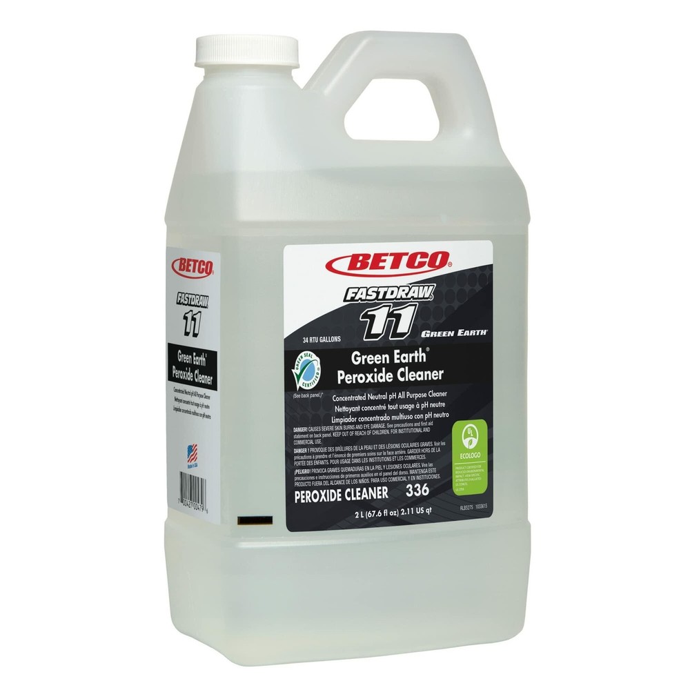 Betco® Fastdraw® Green Earth® Peroxide Cleaner, Fresh Mint Scent, 152 Oz, Pack