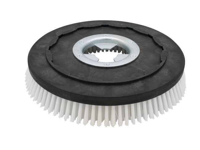 Scrubbing Brush – Hard Fits Floordress E 43 – Poly 1.0 Smooth White