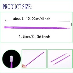100 Pcs Touch Up Paint Brushes for Automotive Chip Repair, Fine Detail Work and