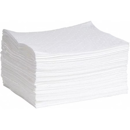 Spilltech Wpf100m Absorbent Pad, 15 In W X 19 In L, Absorbs 20 Gal. Per Pkg,