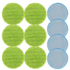 Greesuit Electric Mop Pads 6.3Inch Floor Cleaning Round Spin Mop Pads For