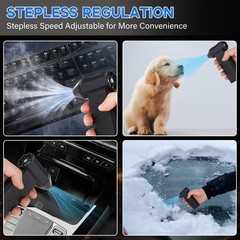 130K RPM Cordless Air Duster Rechargeable Mini Blower F/ Electronics PC Keyboard