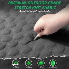 Self Inflating Sleeping Pad with Electric Pump, 4″ Ultra-Thick Memory Foam Ca…