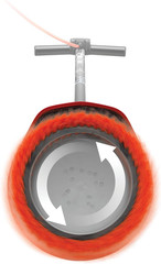 Commercial Orbiter Hard Floor Cleaner Machine, Multi-Purpose Floor Cleaning, Ran