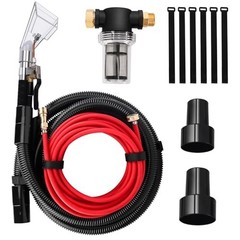 Carpet & Upholstery Cleaning Extractor Kit – Hose, Wand & Adapter for Home & Aut