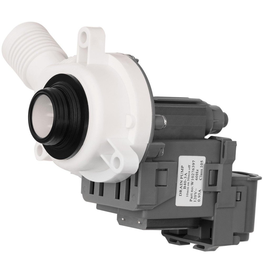 BlueStars W10276397 Washer Drain Pump for Whirlpool Kenmore Maytag Blue