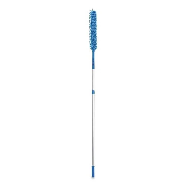 6 ft. Flexible Wand Duster with Telescopic Pole Silver & Blue – Pack of 2