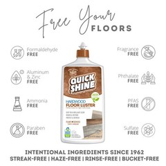 Quick Shine Hardwood Floor Luster-Polish 27oz-2pk | 64 Fl Oz (Pack of 2)