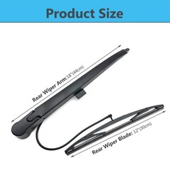 Rear Window Wiper Arm & Blade Replacement for 2007-2013 Chevy Tahoe,Suburban …
