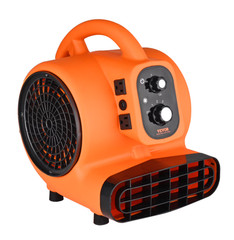 Uimoso 1000 CFM 3-Speed 1/4 HP Air Mover Carpet Dryer Blower Floor Fan