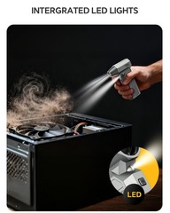 Compressed Air Duster, 150000RPM Electric Air Duster with LED Display & Brush…
