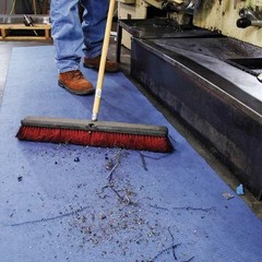 Pig Mat3250 Sorbent Pad, 5 Gal, 32 In X 50 Ft, Universal, Blue, Polyester,