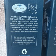 2 SpiroPure SP-SA970 NSF Cert Refrigerator Water Filters Fit Samsung HAF-QIN/EXP
