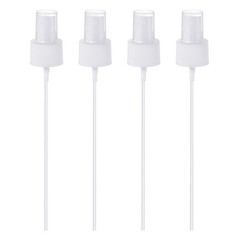 4 Pack Spray Bottle Top Sprayer Replacement Pump Plastic for Bottles White