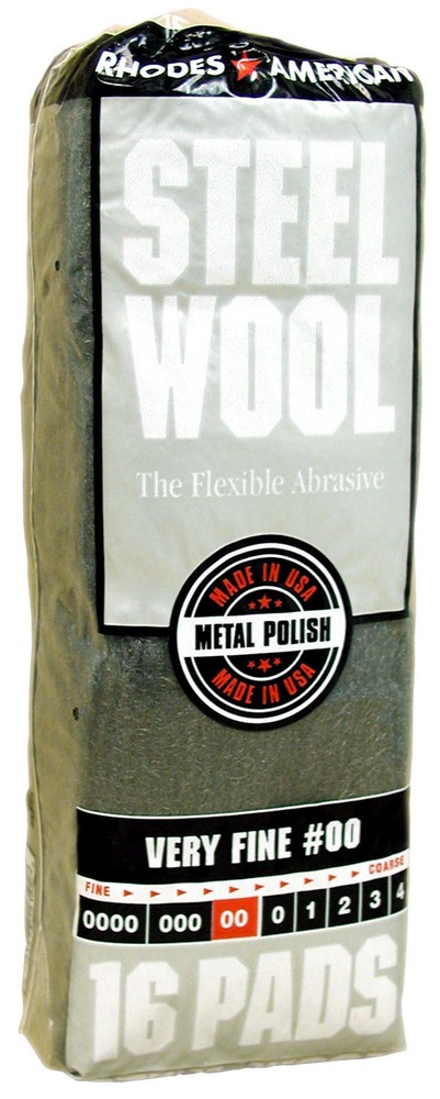 Rhodes American Steel Wool Grade 00 – Very Fine